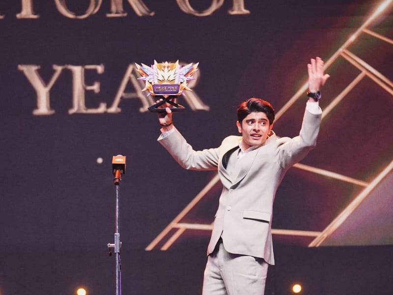 Ajju Bhai (Total Gaming) with Creator of the Year award