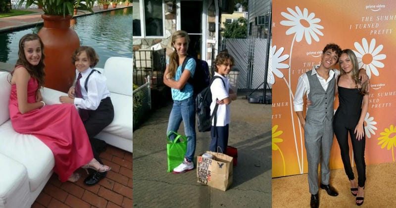 David Iacono Childhood Photo with sister