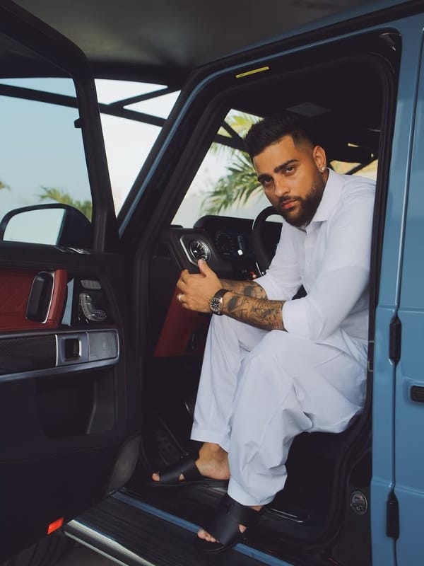 Karan Aujla at Shooting time