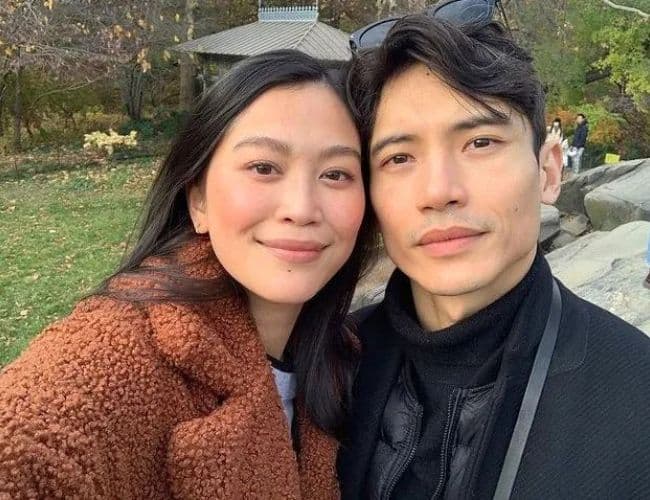 Manny Jacinto with wife