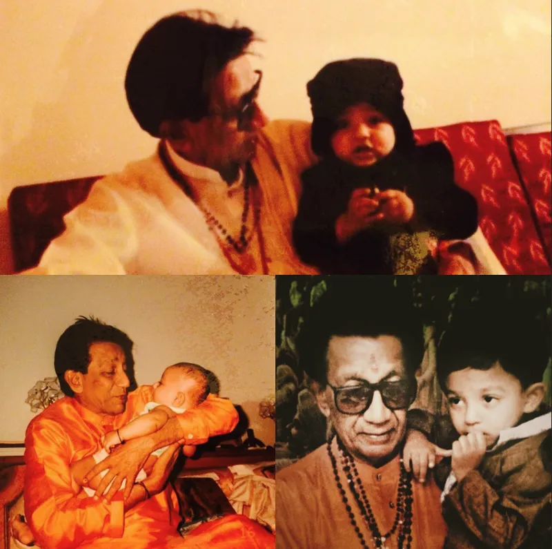 Aaishvary Thackeray childhood photos