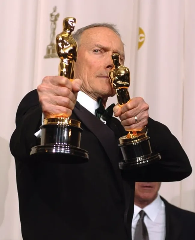 Clint Eastwood with award