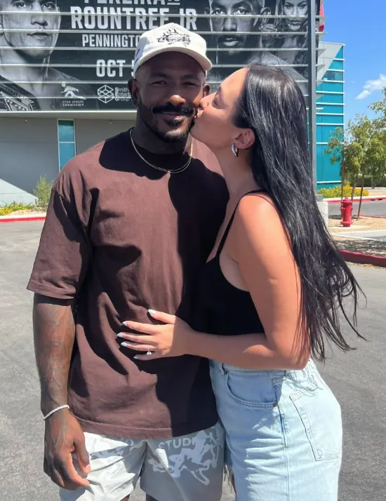 Khalil Rountree with Wife Mia Kan