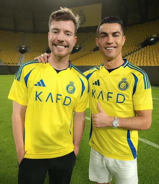 MrBeast and Ronaldo