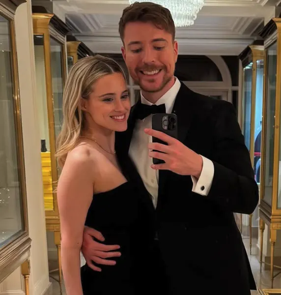 MrBeast with girlfriend Thea Booysen