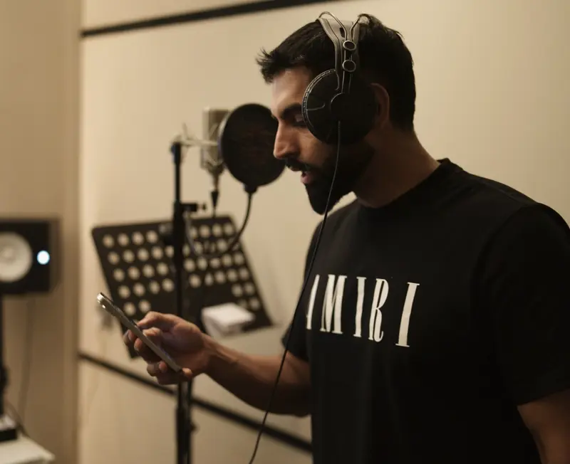 Parmish Verma at studio