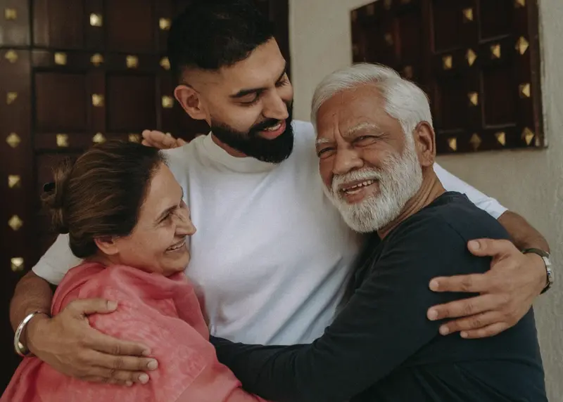 Parmish Verma with family
