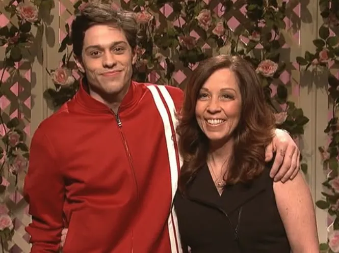 Pete Davidson with mom