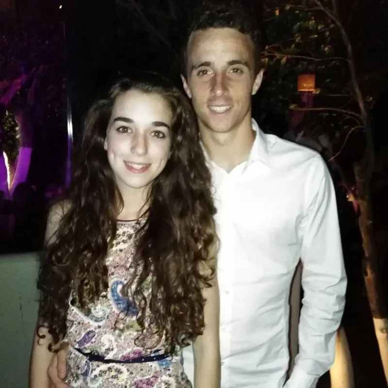 Rute Cardoso old photo with Diogo jota_