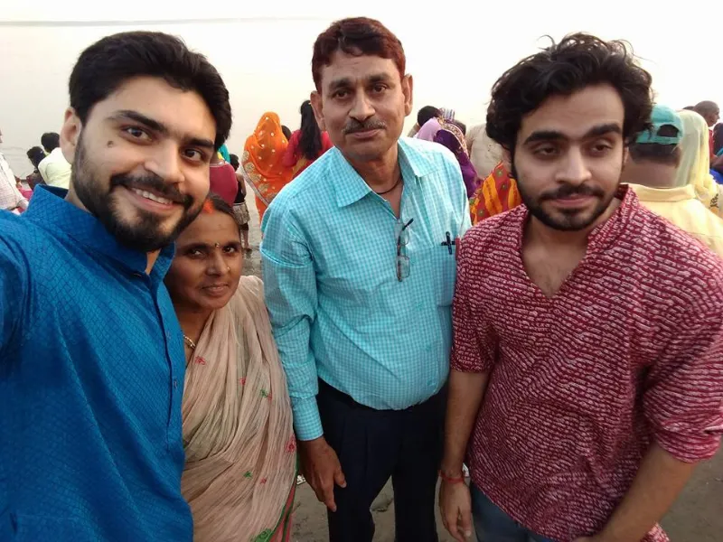 Satish Ray with Family