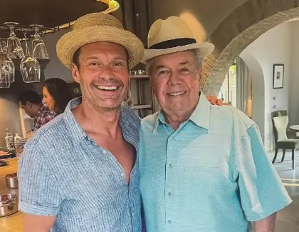 Ryan Seacrest with father