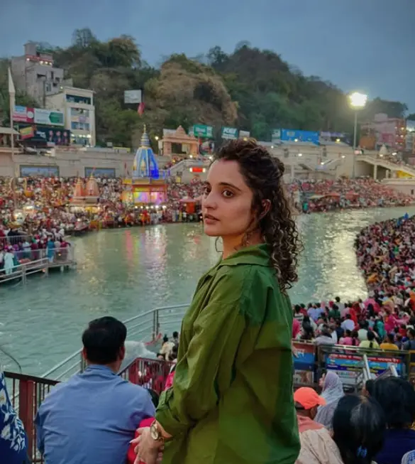 Shiva Choudhary near ganga ghat