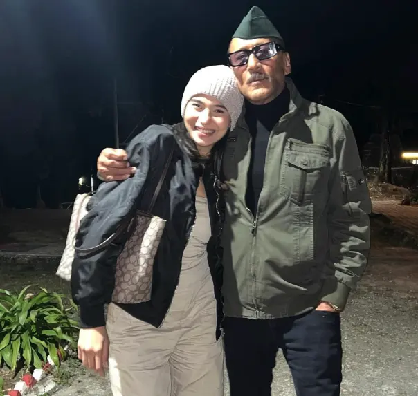 Shubhangi Dutt with jackie shroff