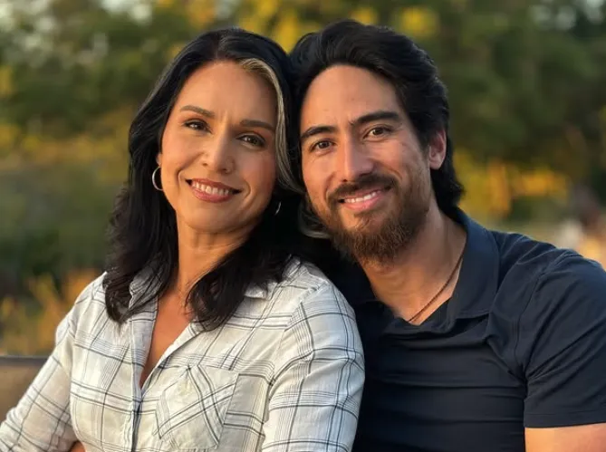 Tulsi Gabbard with husband