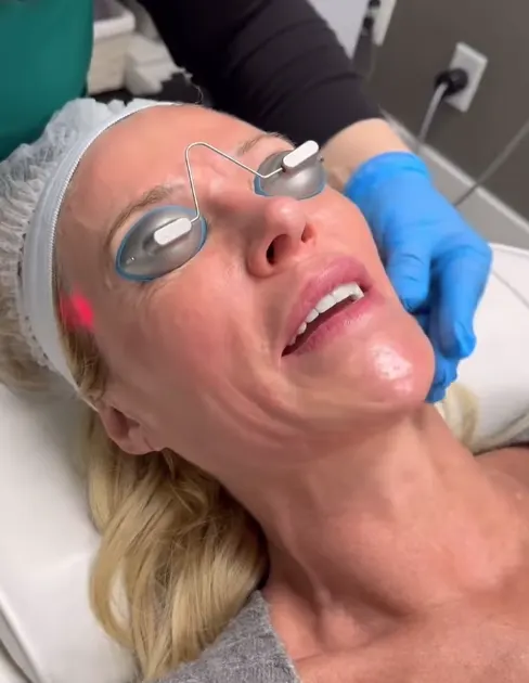 Brandi Glanville at doctor