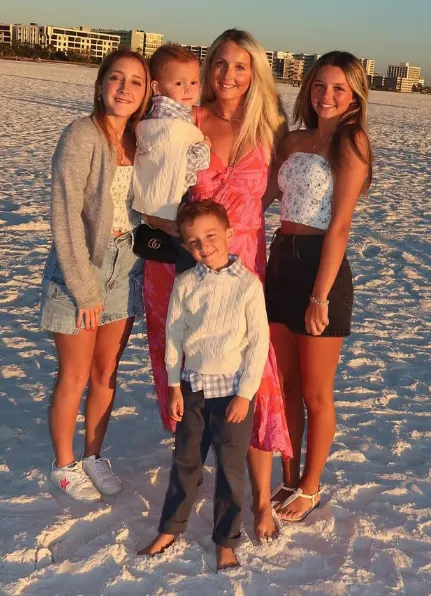 Chastity Nolan with kids