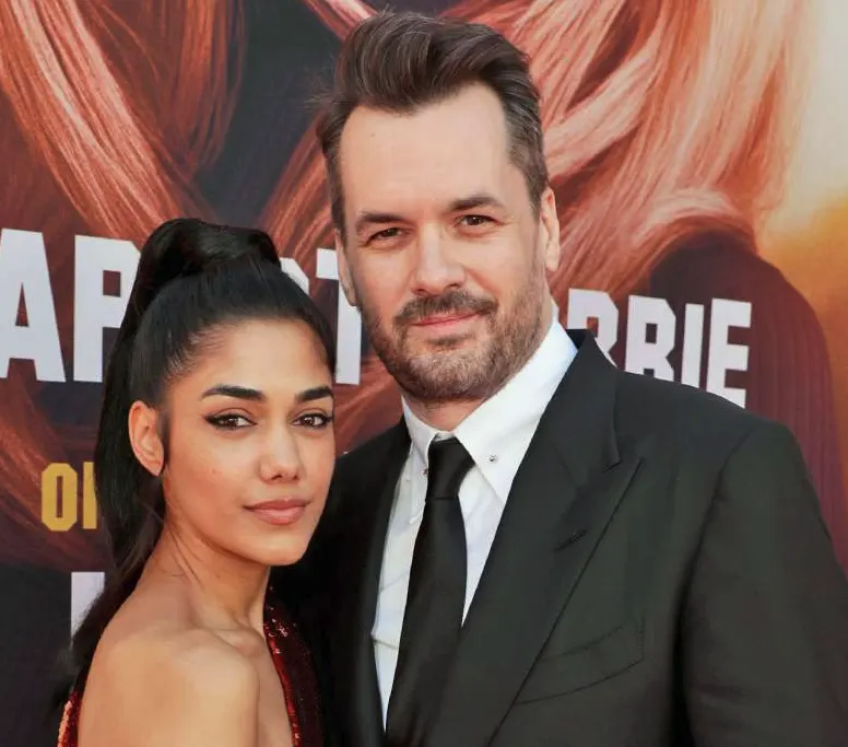 Jim Jefferies and his wife Tasie Lawrence