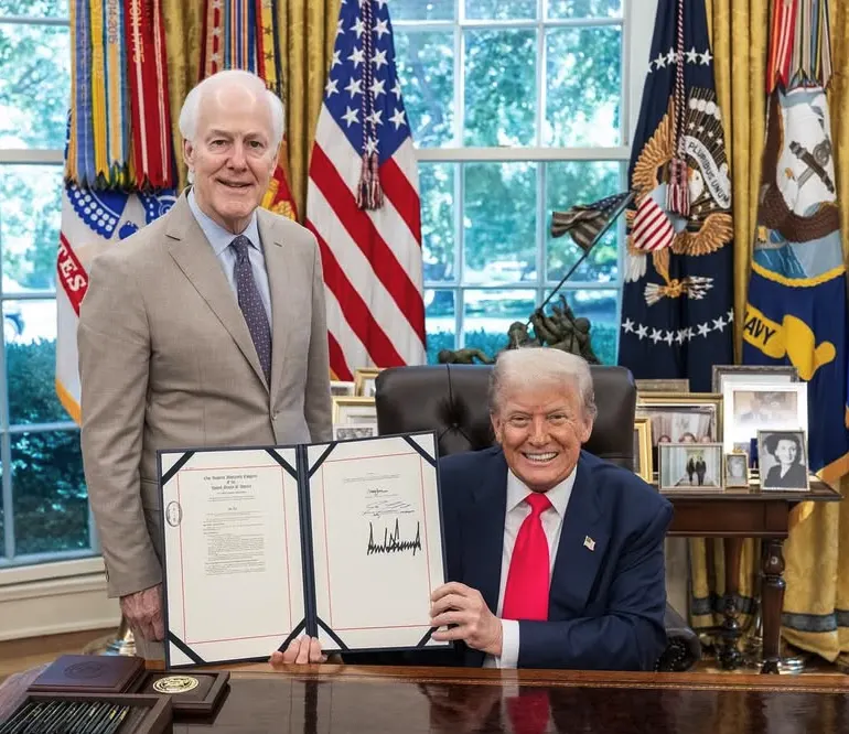 John Cornyn and trump