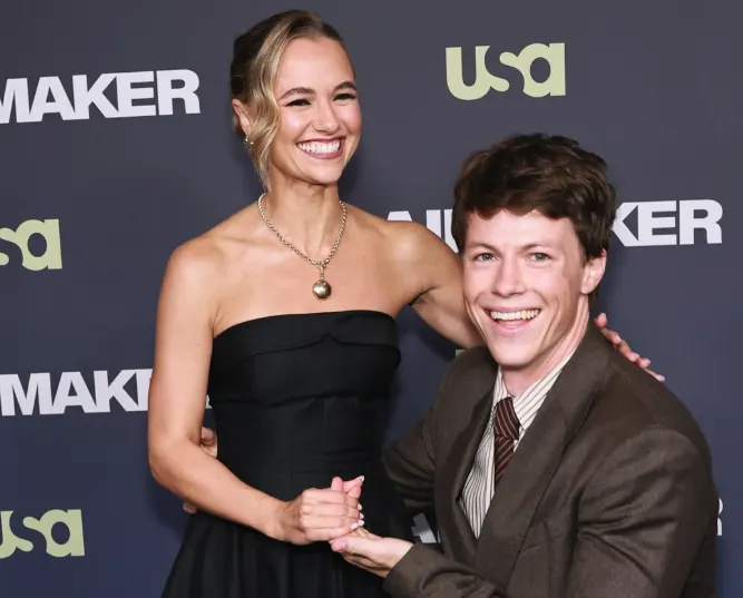 Milo Callaghan and Madison Iseman