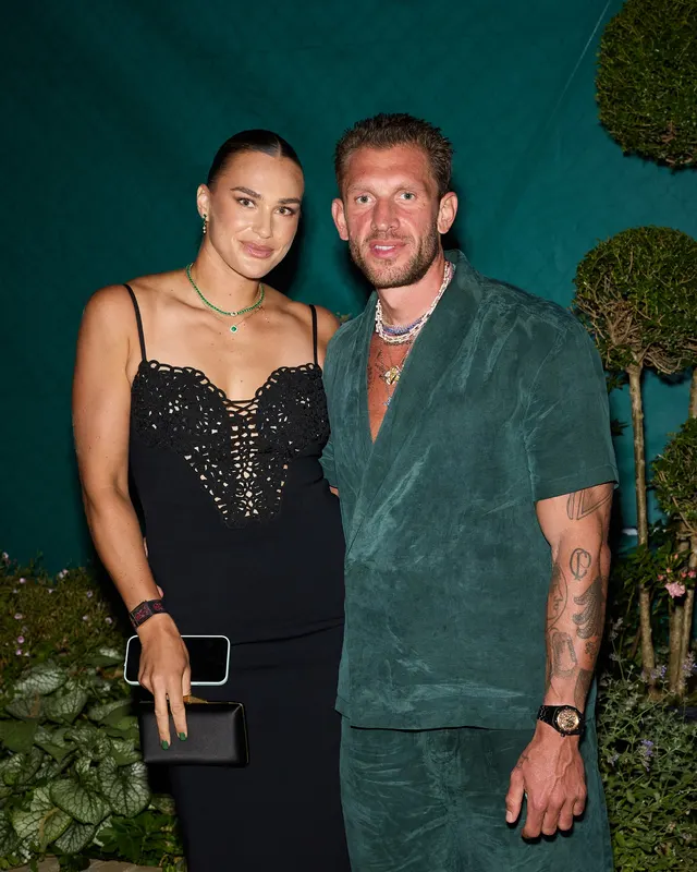 Aryna Sabalenka and Georgios Frangulis