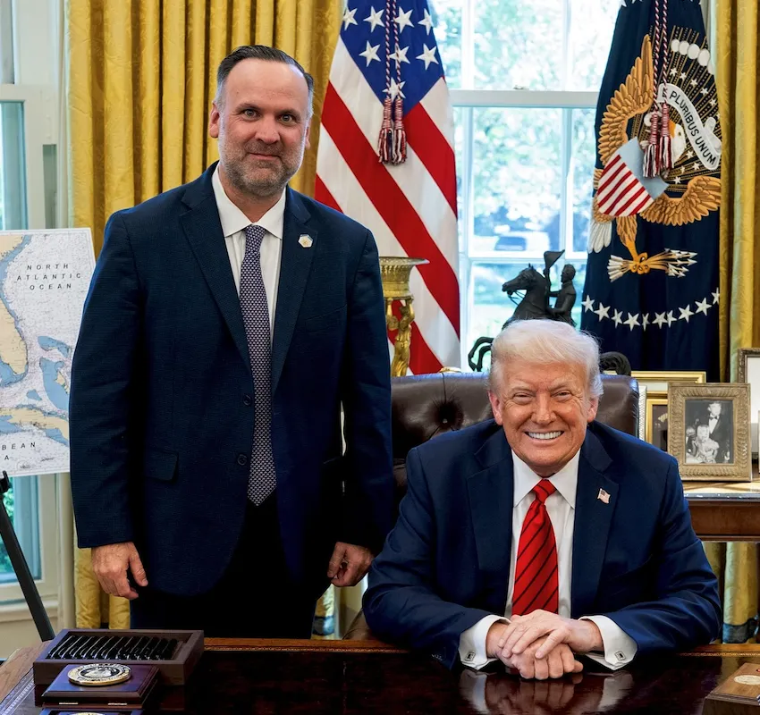 Dan Scavino and Trump