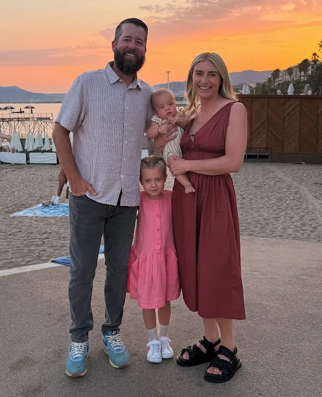 Jasmine Roth and Brett Roth with kids