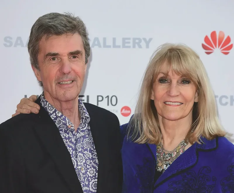 John Stapleton with wife Lynn Faulds Wood