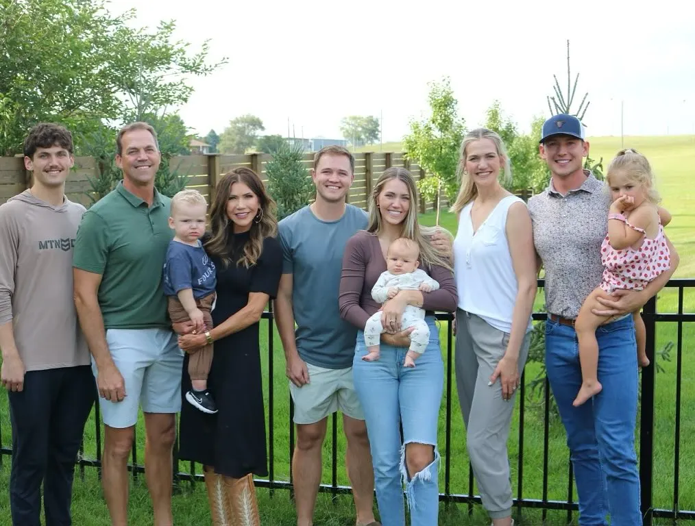 Kristi Noem with Husband and Children's and Grandchildren's