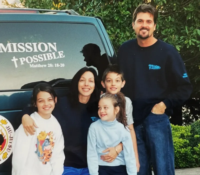 Victor Marx with wife Eileen Marx and his kids Old Photo