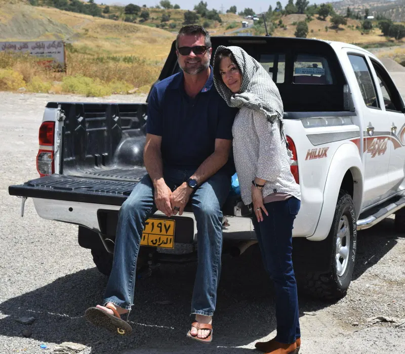 Victor Marx with wife Eileen Marx