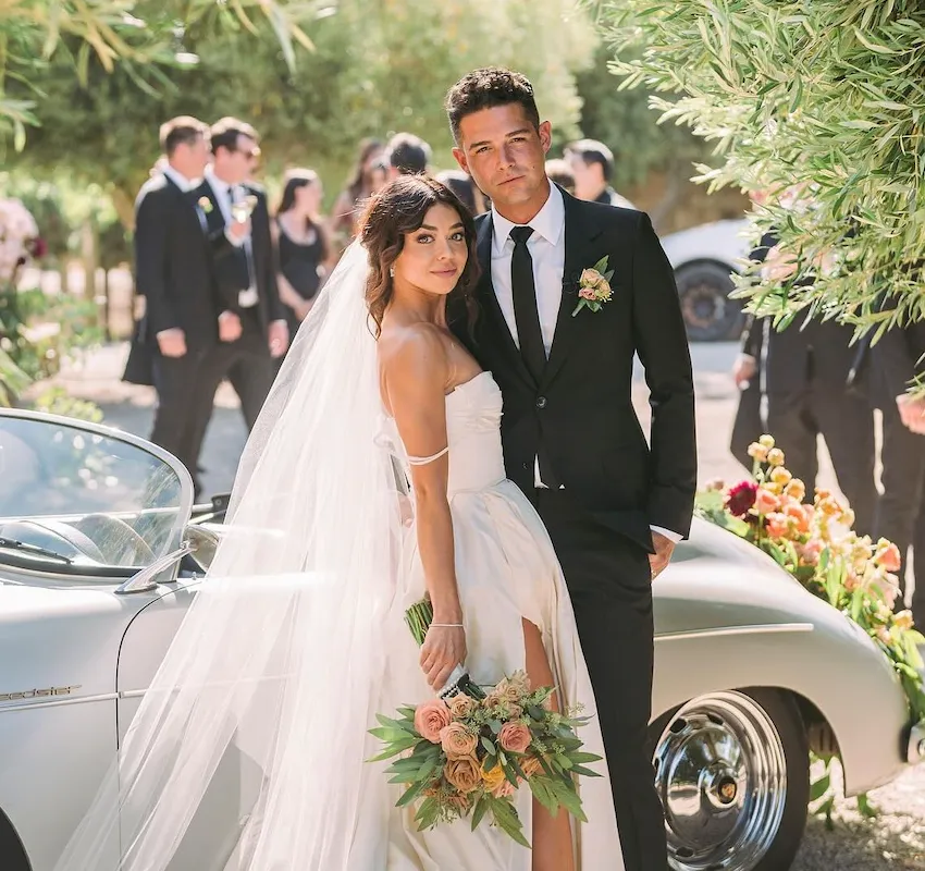 Wells Adams and Sarah Hyland