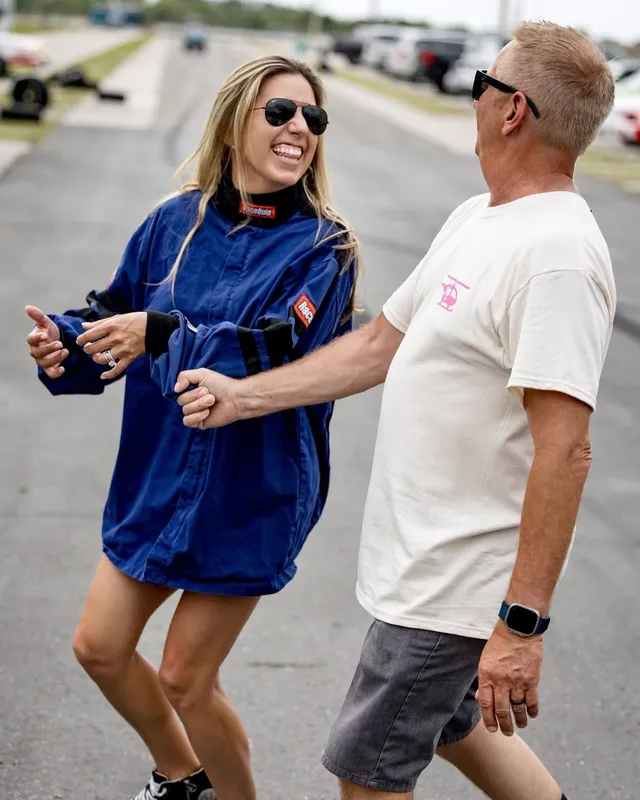 Cristina Grossu with husband Greg Biffle