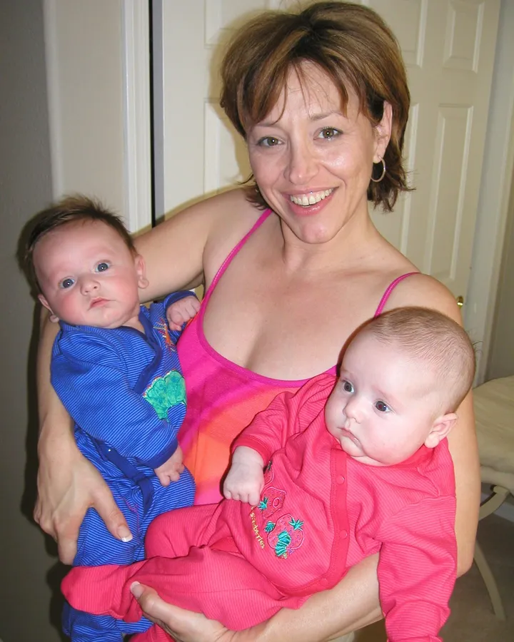Forbes Riley old photo with her kids