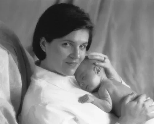 Nancy with daughter Hope (Year 1999)