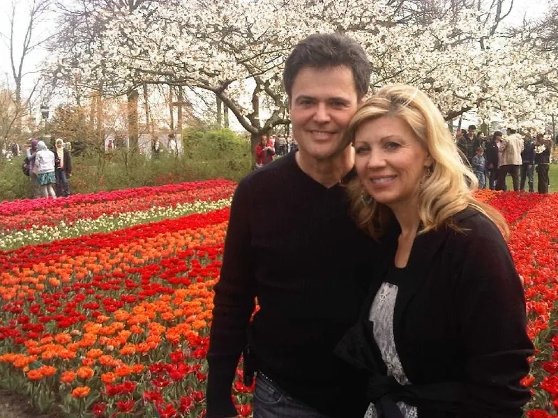 Donny Osmond and Debbie Osmond in Amsterdam at vecation year 2011
