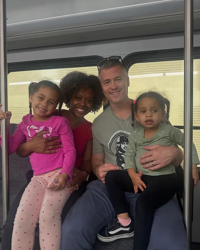 Matt McCusker and his wife Brittany McCusker and Children Maya and Chloe