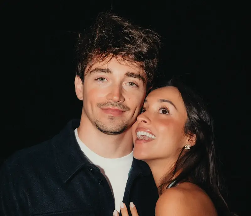 Alexandra leclerc and Charles Leclerc(2025)