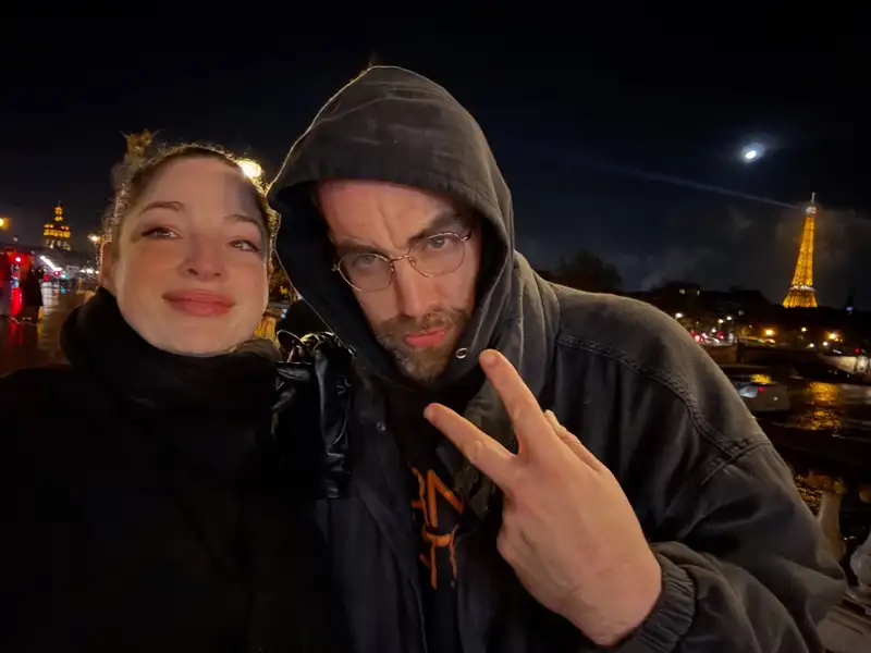 Anna Hopkins with Husband Daniel Barna