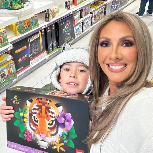 Katrina Campins and his son