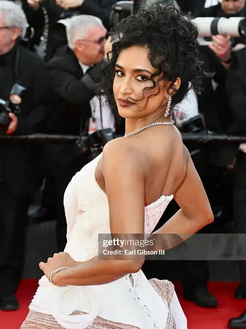 Rida Tharana at the Cannes red carpet