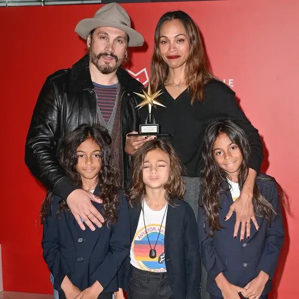 Marco Perego (Zoe Saldana Husband) - Early Life, Height, Ethnicity, Biography and more 1 Zoe Saldana with her husband Marco Perego and their three kids