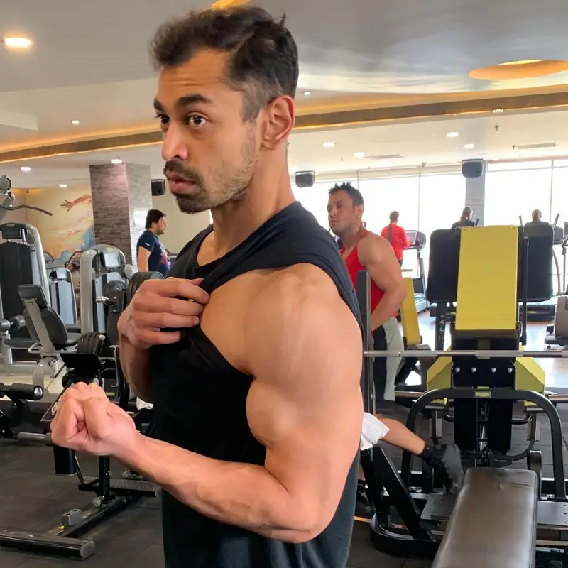 prateek yadav at gym