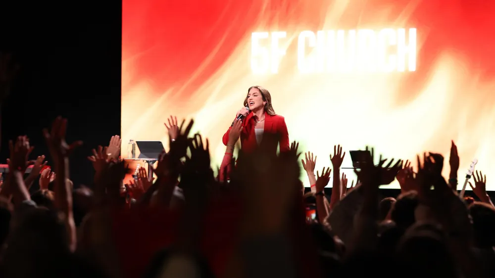 Apostle Kathryn Krick Joyfully Preaching at 5F Church