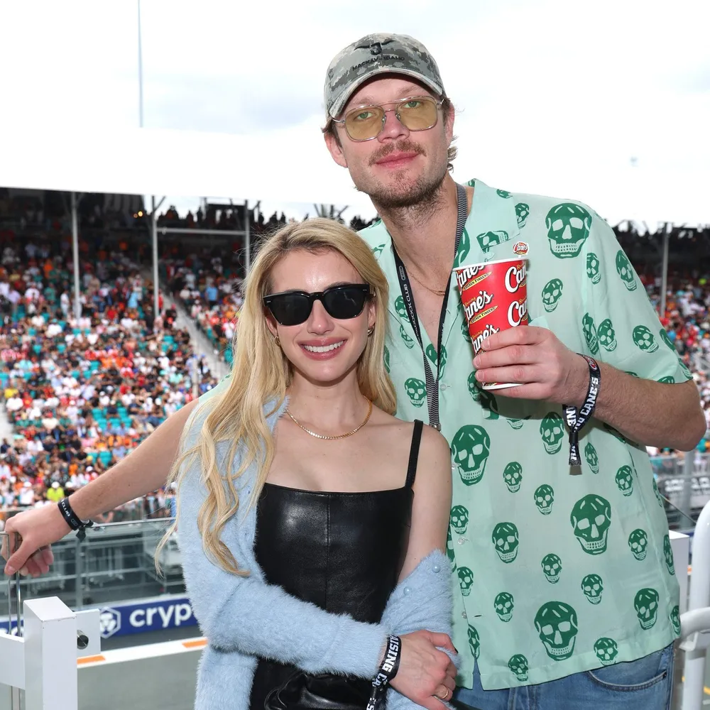 Emma Roberts and Cody John