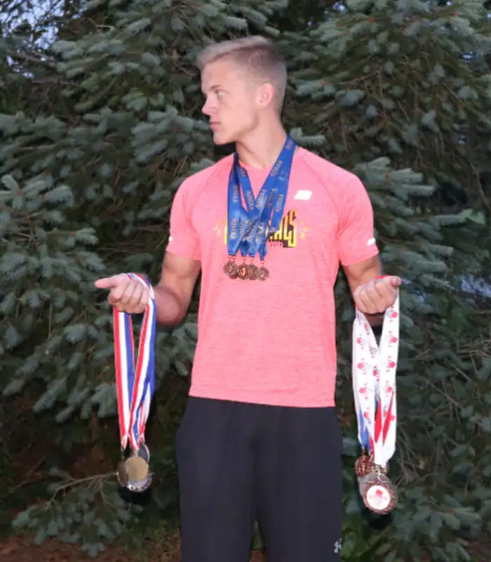 Joe Bartolozzi old picture with medals
