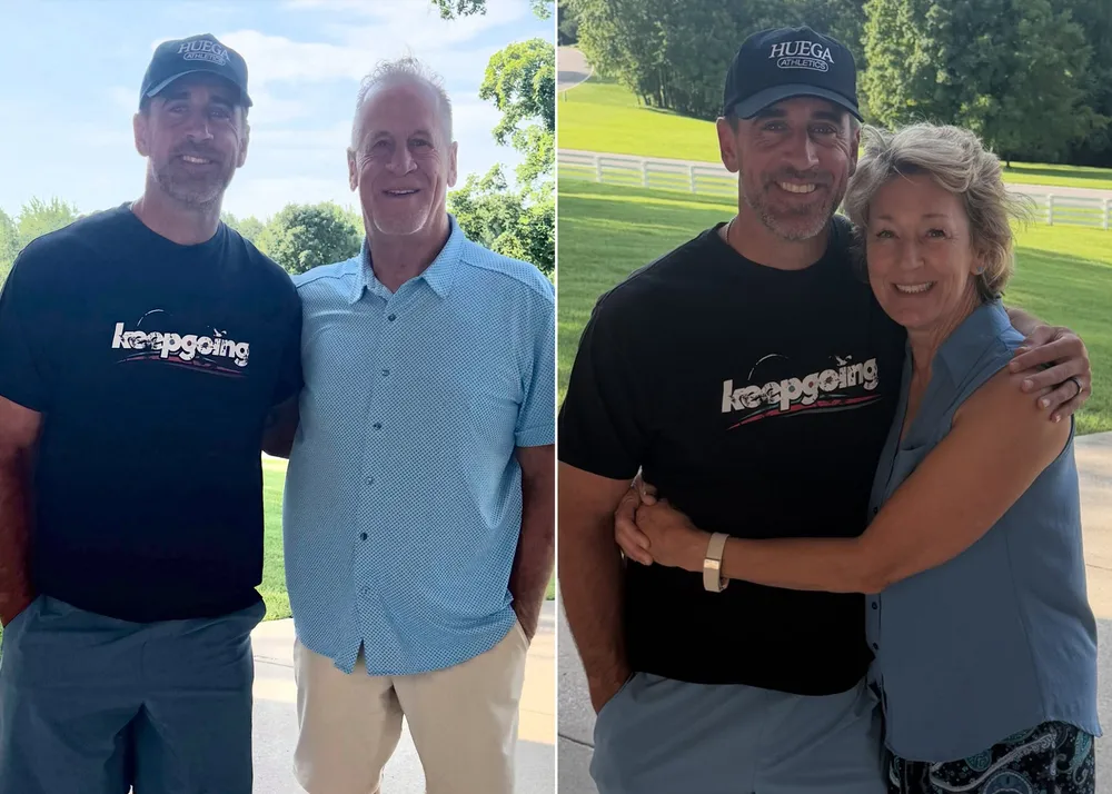 Aaron Rodgers Biography, Height, Networth, wife 1 Aaron Rodgers Sharing Moments of Love with His Parents
