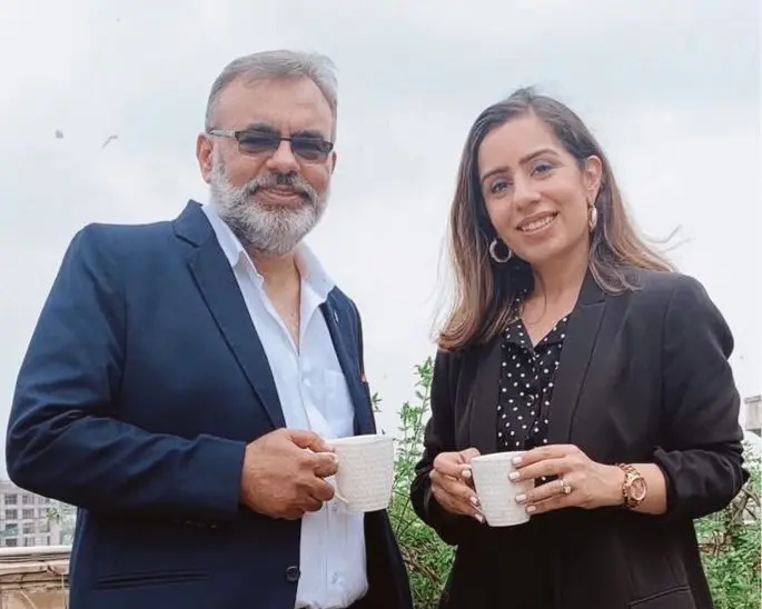 Tanya Puri with Her Father and Mentor Baldev Puri