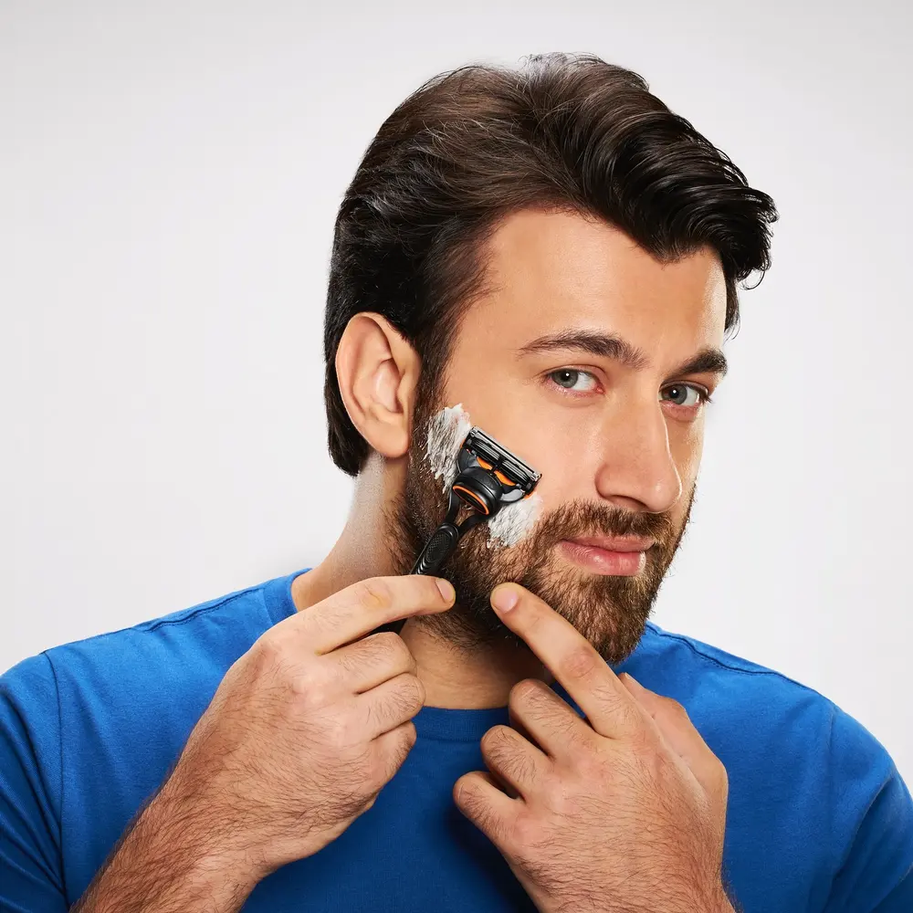 Rohed Khan during a Gillette India commercial photoshoot